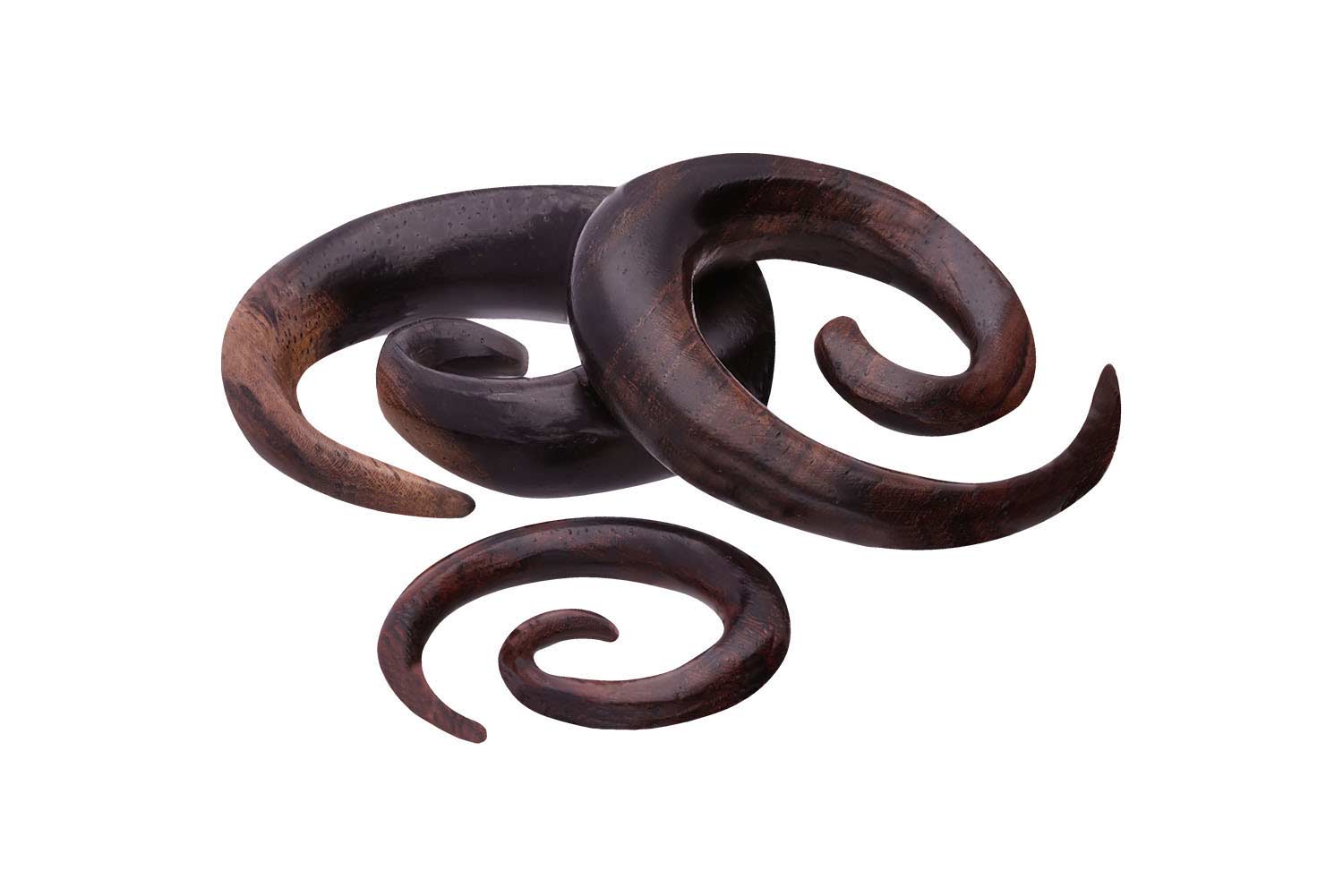 Spirale De Dilatation En Bois Pour Piercing – 4 à 30 Mm – Pour Lobe D’oreille – Style Naturel Et Ethnique